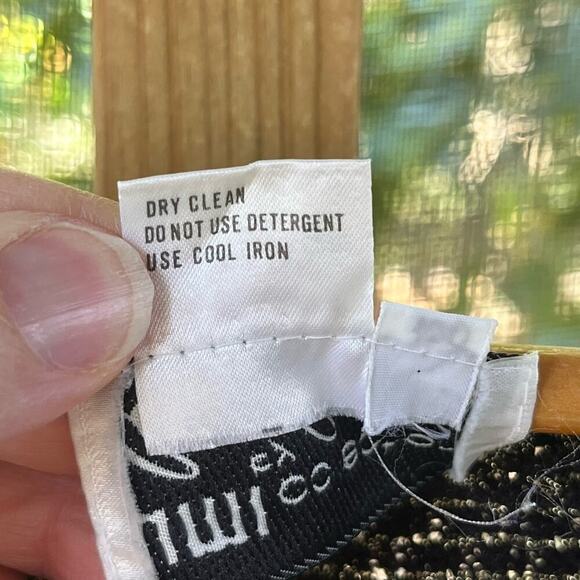 Umi Collections By Anne Crimmins Women's Vintage Gold Metallic Blouse Size M - Picture 9 of 9